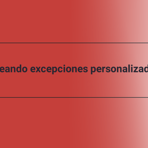 Excepciones personalizadas en PHP