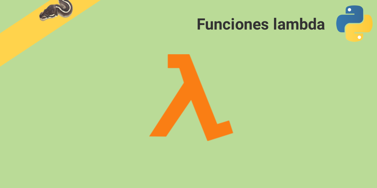 Funciones lambda en Python